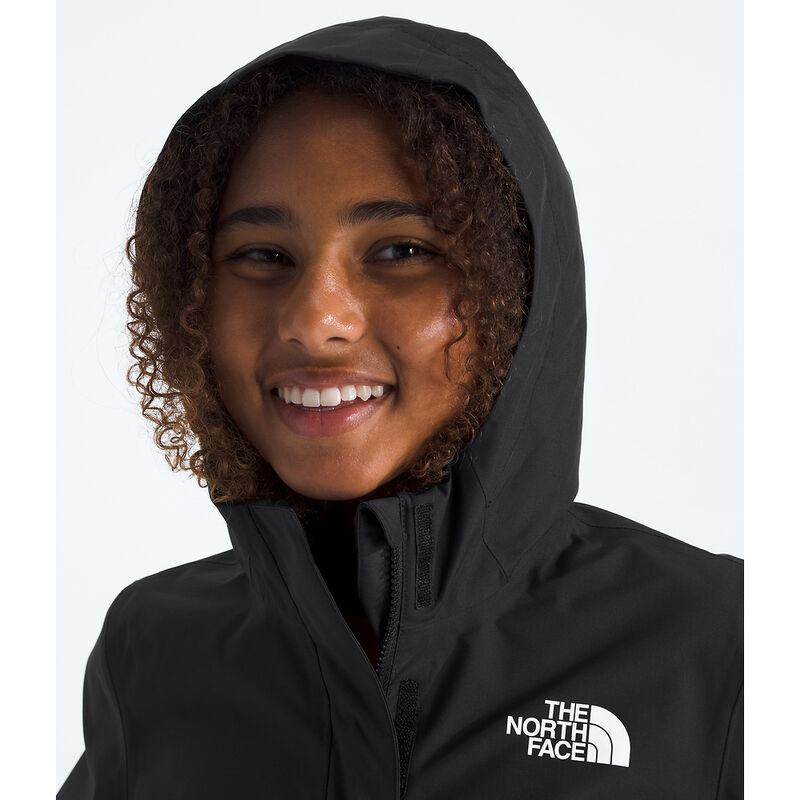 Girls' Antora Rain Jacket, TNF BLACK-TNF BLACK, hi-res image number 5