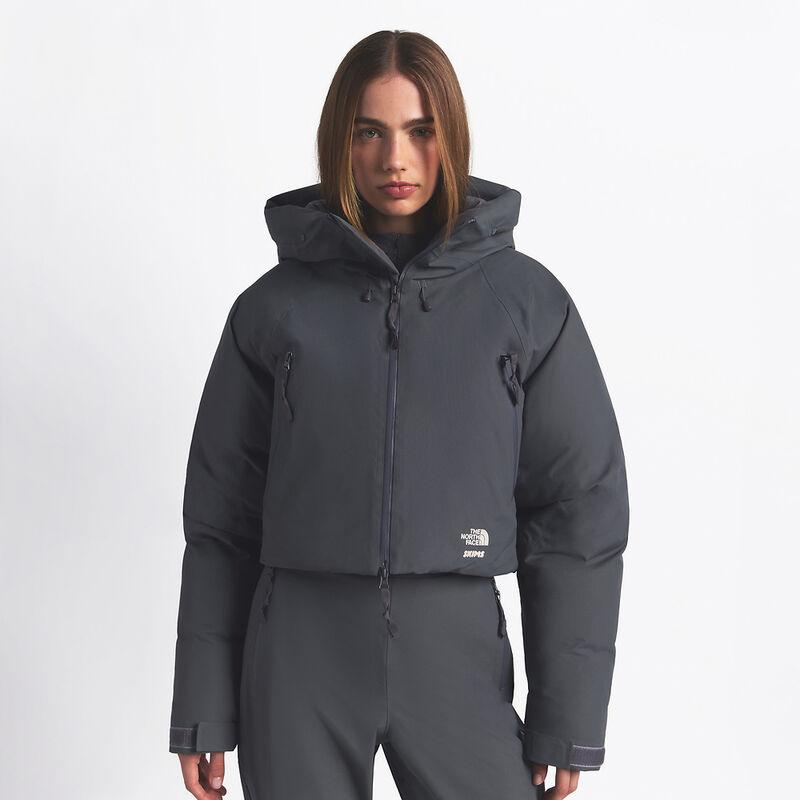 The North Face X SKIMS W Insulated Shell Jacket, SK GUNMETAL, hi-res image number 1
