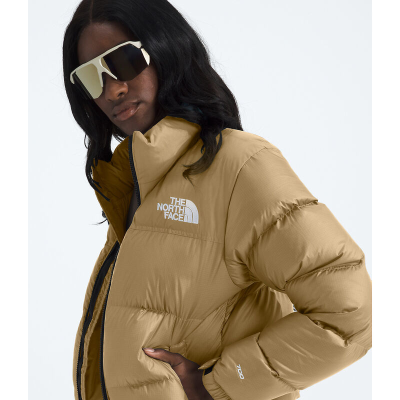 Women's 1996 Retro Nuptse Jacket, KHAKI STONE-RECYCLED DOWN, hi-res image number 3