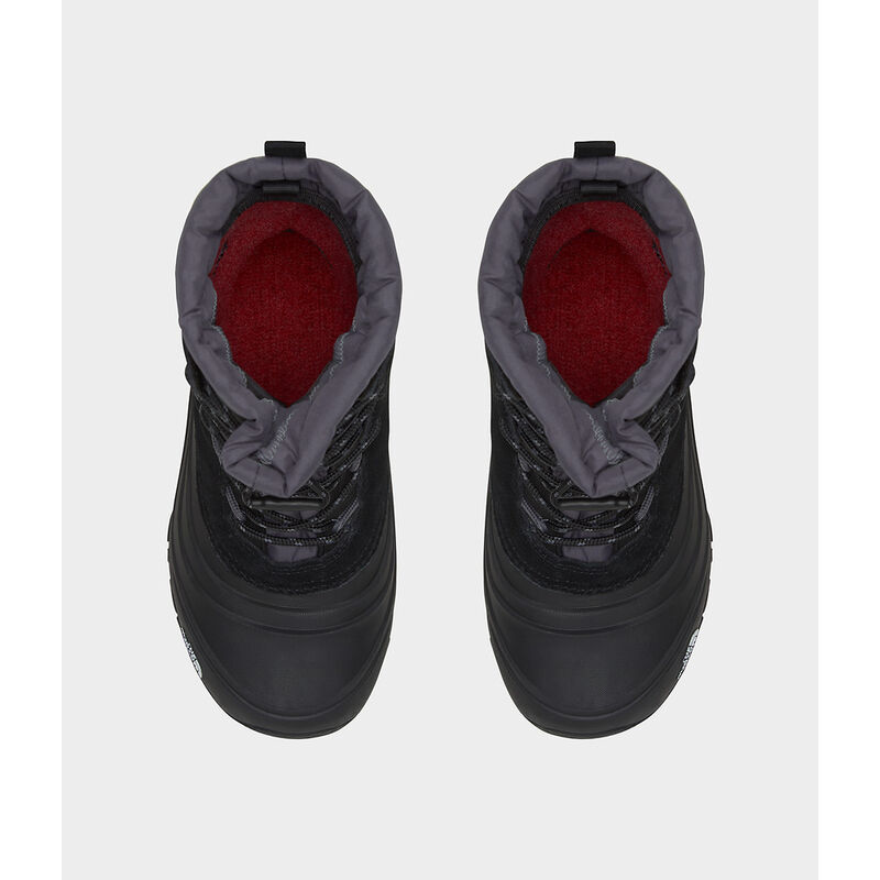 Youth Alpenglow V Waterproof Boots, TNF BLACK/VANADIS GREY, hi-res image number 3