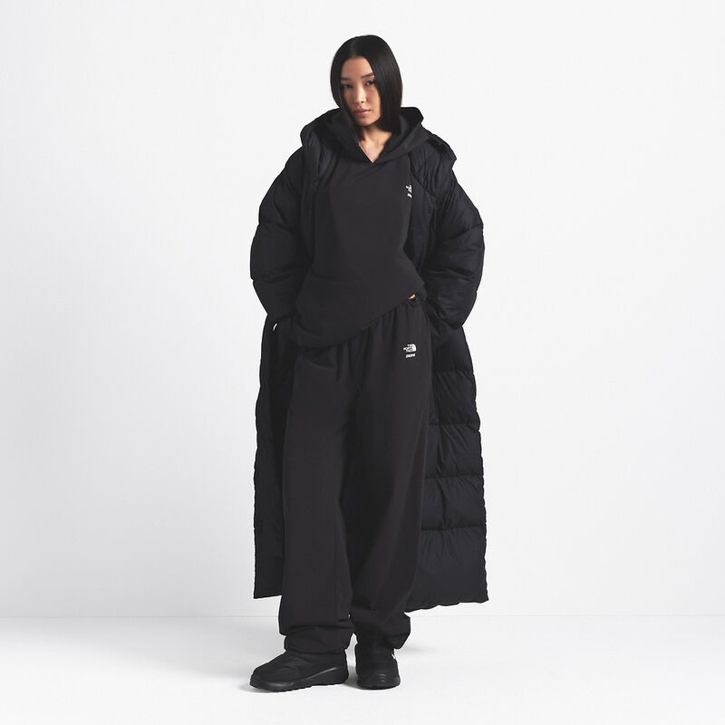 The North Face X SKIMS W Nuptse Wrap Parka, SK ONYX, hi-res image number 2
