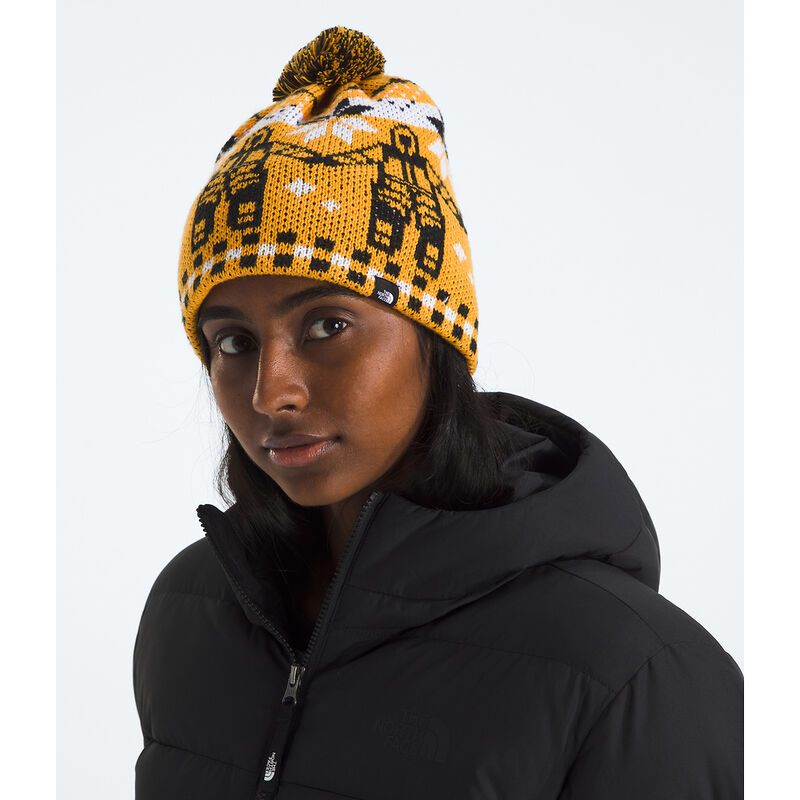 Cabin Ski Tuke, SUMMIT GOLD HIM SUIT JACQUARD-POM, hi-res image number 2