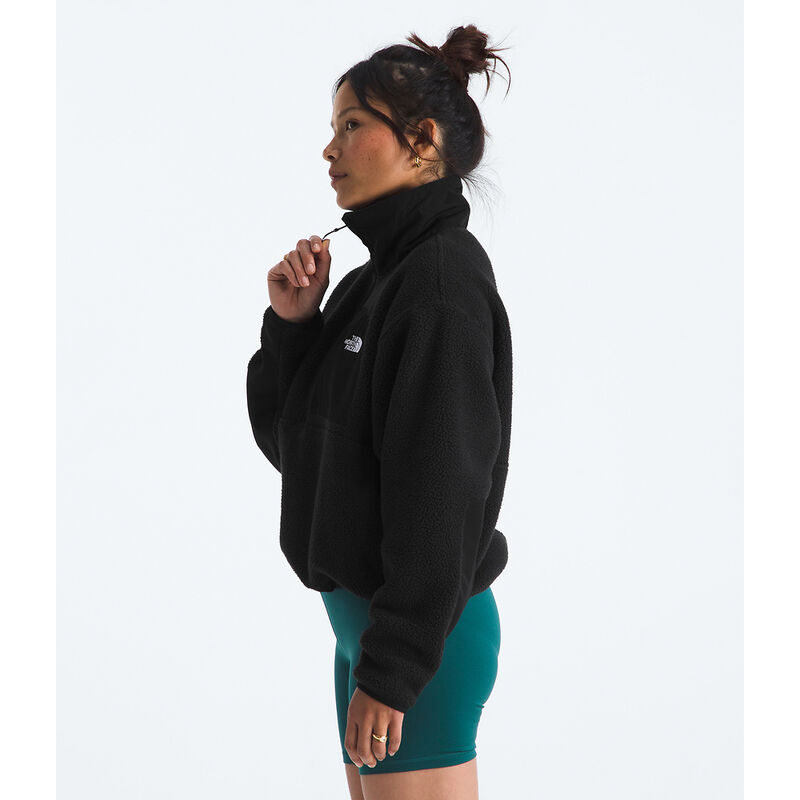 Women's Yumiori Off Peak &frac12; Zip Jacket, TNF BLACK, hi-res image number 3