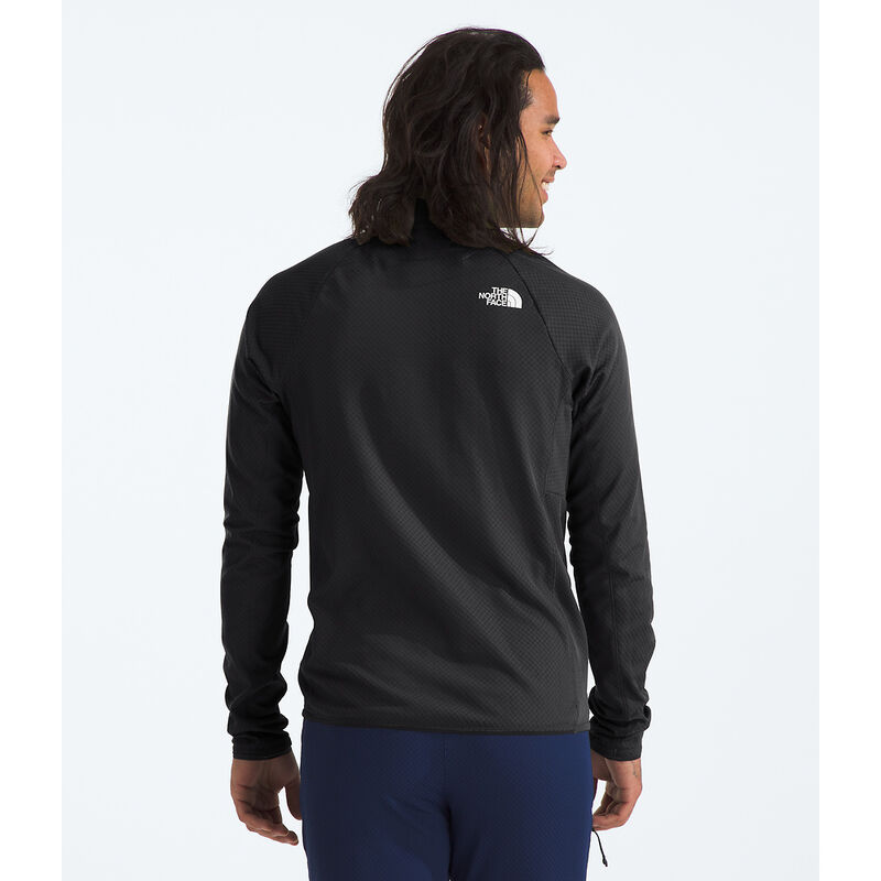 Men's Summit Series FUTUREFLEECE&trade; LT &frac12; Zip Jacket, TNF BLACK-NPF, hi-res image number 4
