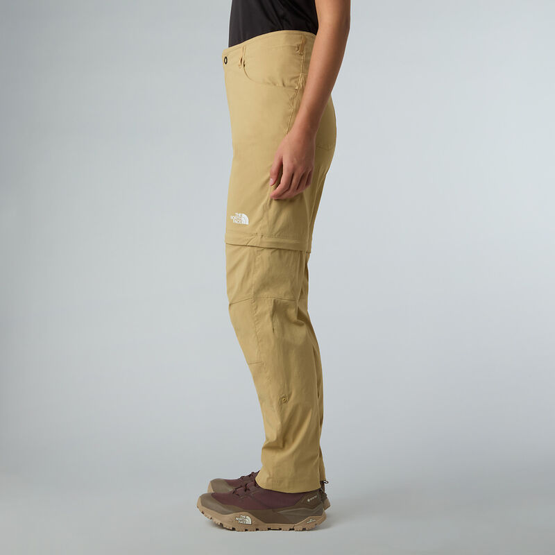 Women's Exploration Convertible Regular Straight Pants, KHAKI STONE, hi-res image number 3