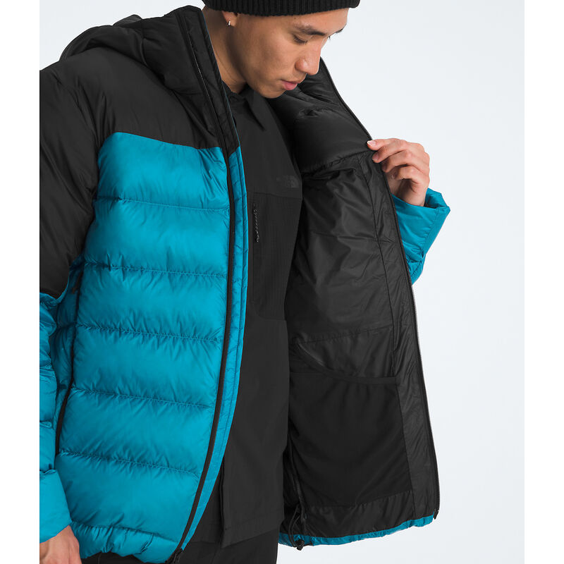 Men's Kalix Down Hooded Jacket, DUSK BLUE-TNF BLACK, hi-res image number 5