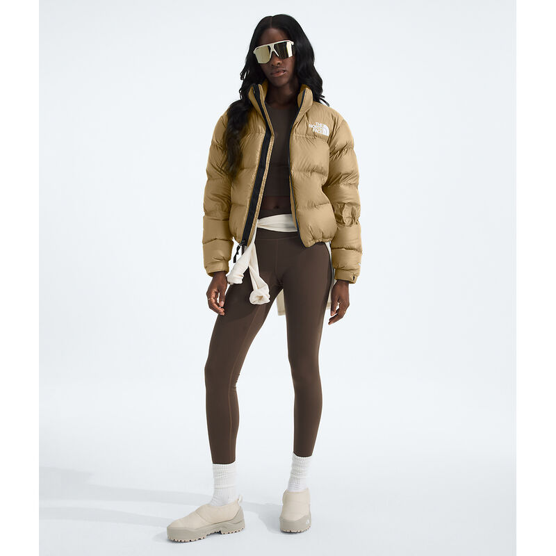 Women's 1996 Retro Nuptse Jacket, KHAKI STONE-RECYCLED DOWN, hi-res image number 2