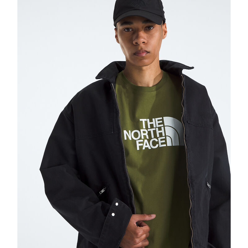 Men's Evolution Half Dome Short-Sleeve Tee, WOODLAND GREEN-TNF WHITE, hi-res image number 3