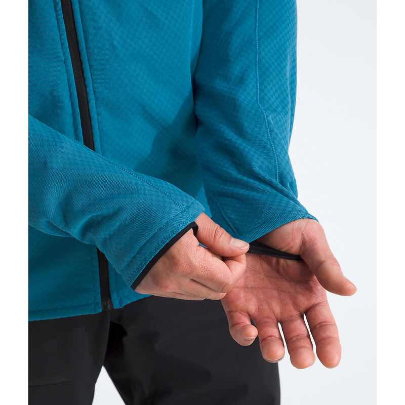 Men's Summit Series FUTUREFLEECE&trade; Full Zip Hooded Jacket, DUSK BLUE, hi-res image number 8