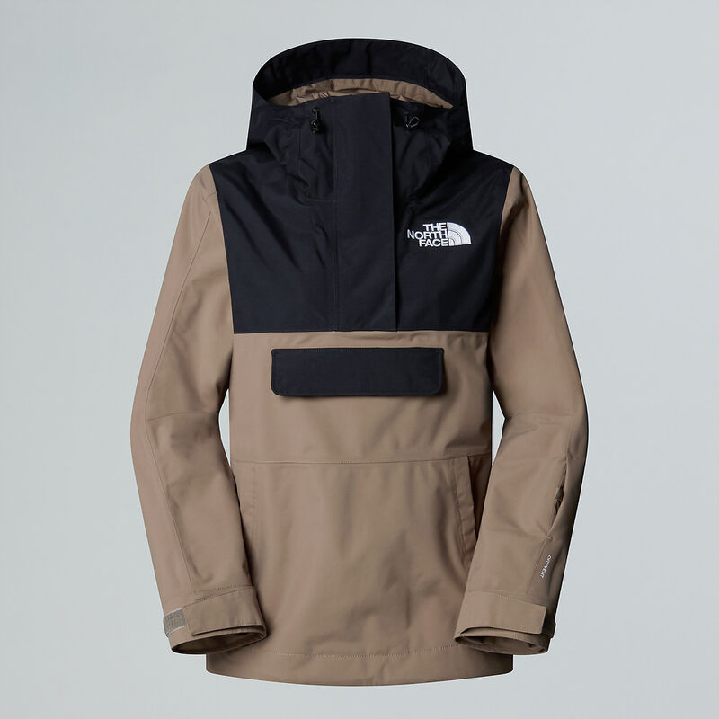 Women's Driftview Anorak, MOCHA BROWN-TNF BLACK, hi-res image number 11
