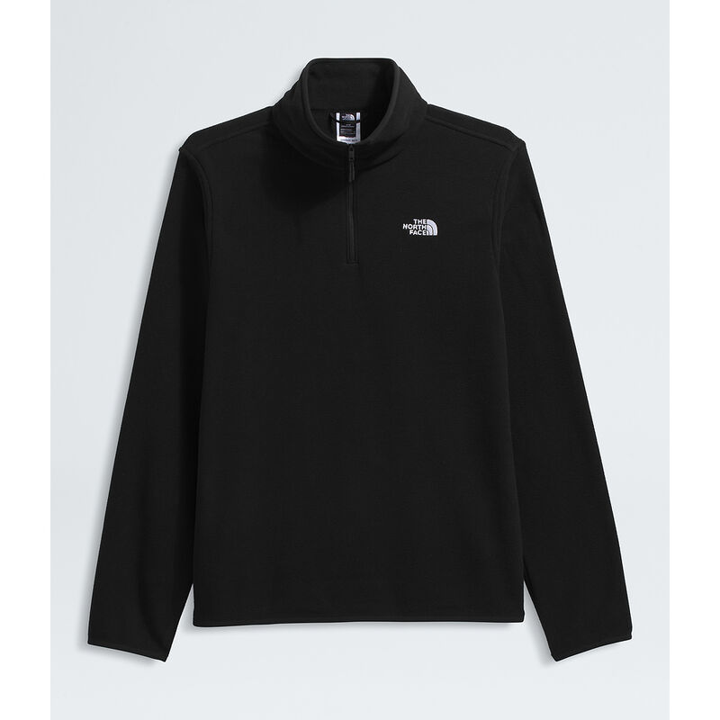 Men's Glacier Fleece &frac14; Zip Jacket, TNF BLACK, hi-res image number 5