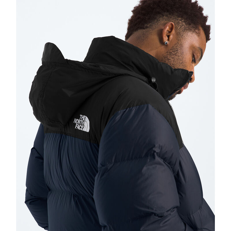 Men's 1996 Retro Nuptse Jacket, SUMMIT NAVY-TNF BLACK-RECYCLED DOWN, hi-res image number 6