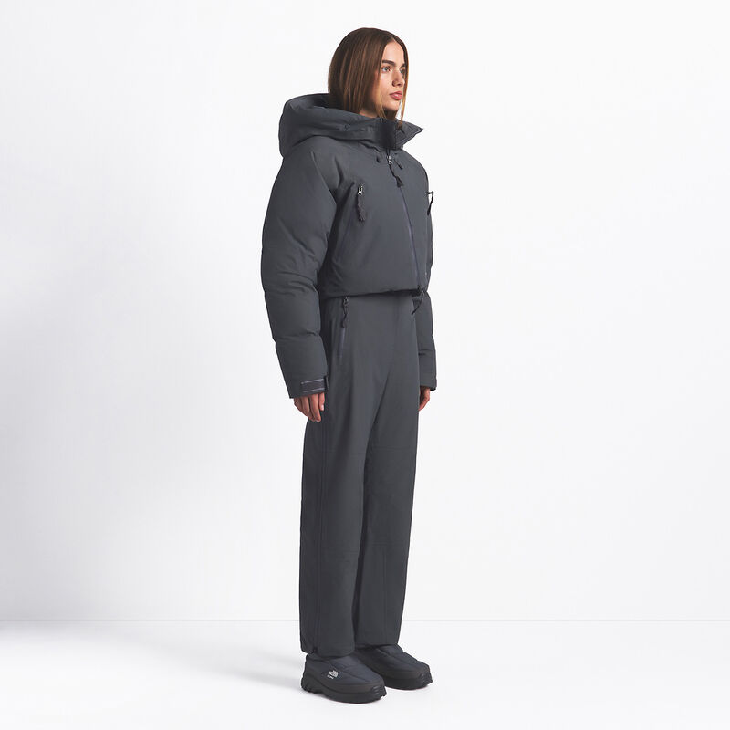 The North Face X SKIMS W Insulated Shell Jacket, SK GUNMETAL, hi-res image number 3