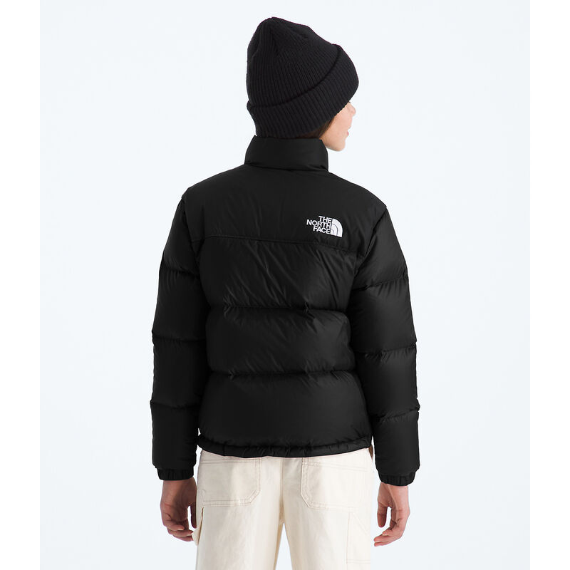 Teen 1996 Retro Nuptse Jacket, TNF BLACK-TNF BLACK-RECYCLED DOWN, hi-res image number 6