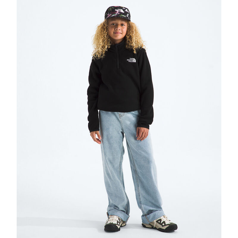 Teen Glacier &frac14; Zip Pullover, TNF BLACK, hi-res image number 3