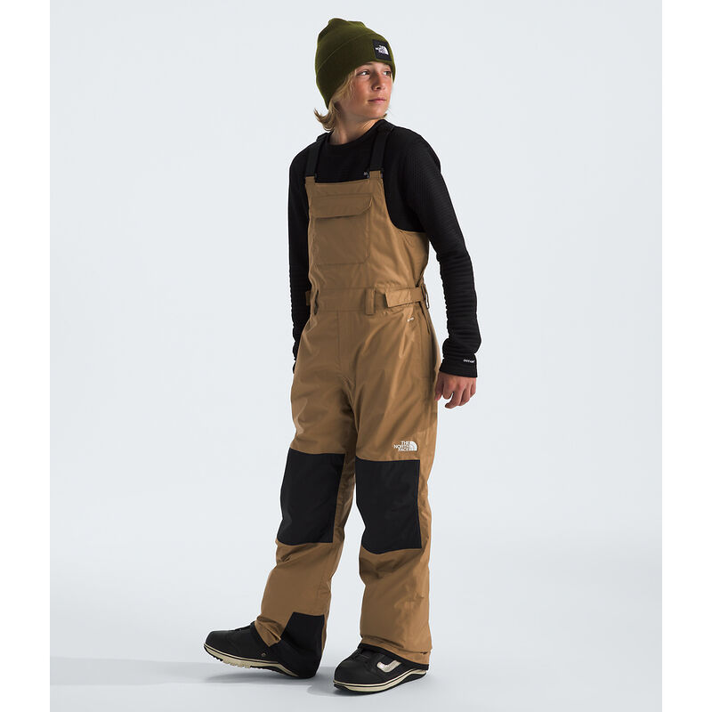 Teen Freedom Insulated Bib, UTILITY BROWN, hi-res image number 4