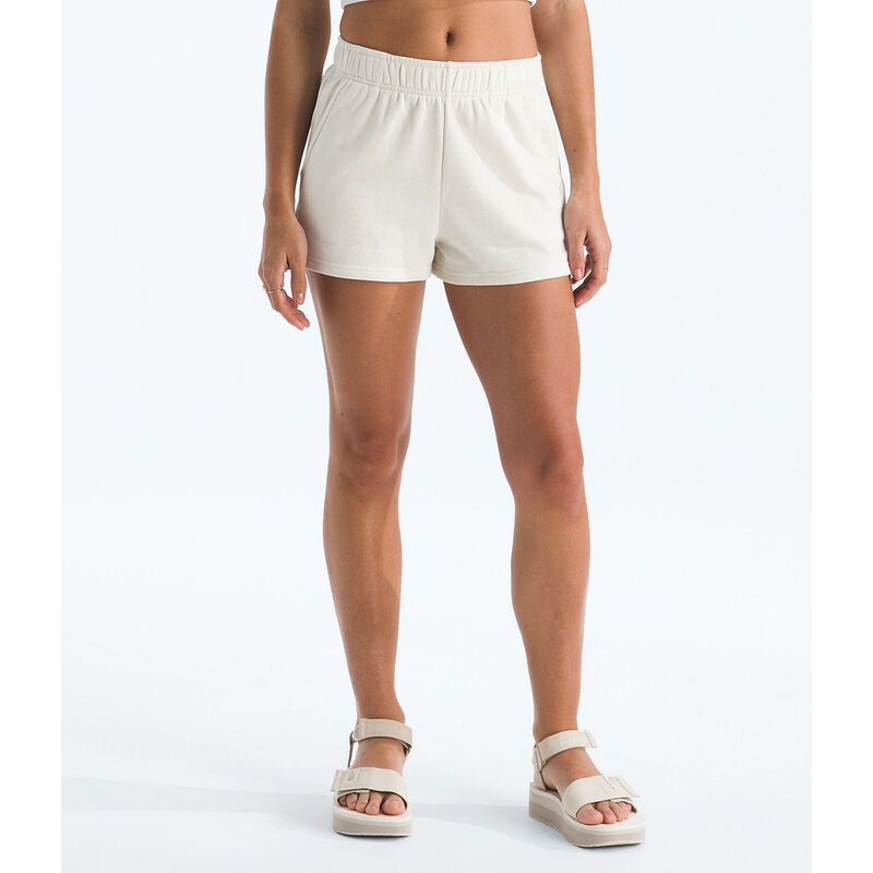 Women's Core Shorts, WHITE DUNE-TNF WHITE, hi-res image number 1