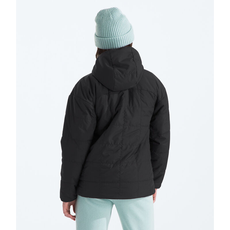 Girls' Reversible Shasta Short Parka, TNF BLACK, hi-res image number 3