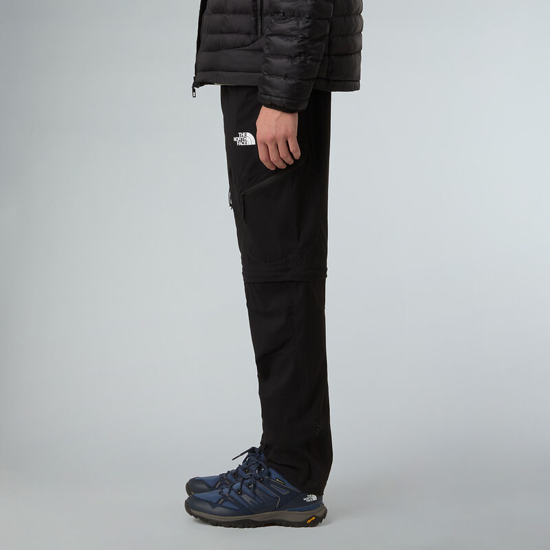 Men's Exploration Convertible Regular Tapered Pants, TNF BLACK, hi-res image number 3