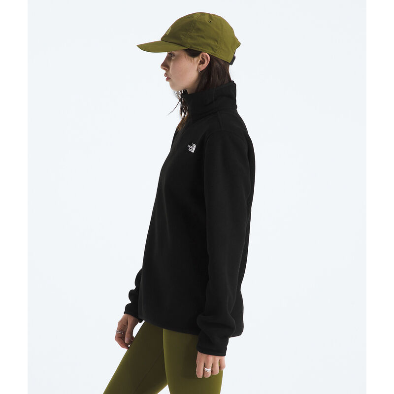 Women's Glacier Fleece &frac14; Zip Jacket, TNF BLACK, hi-res image number 3