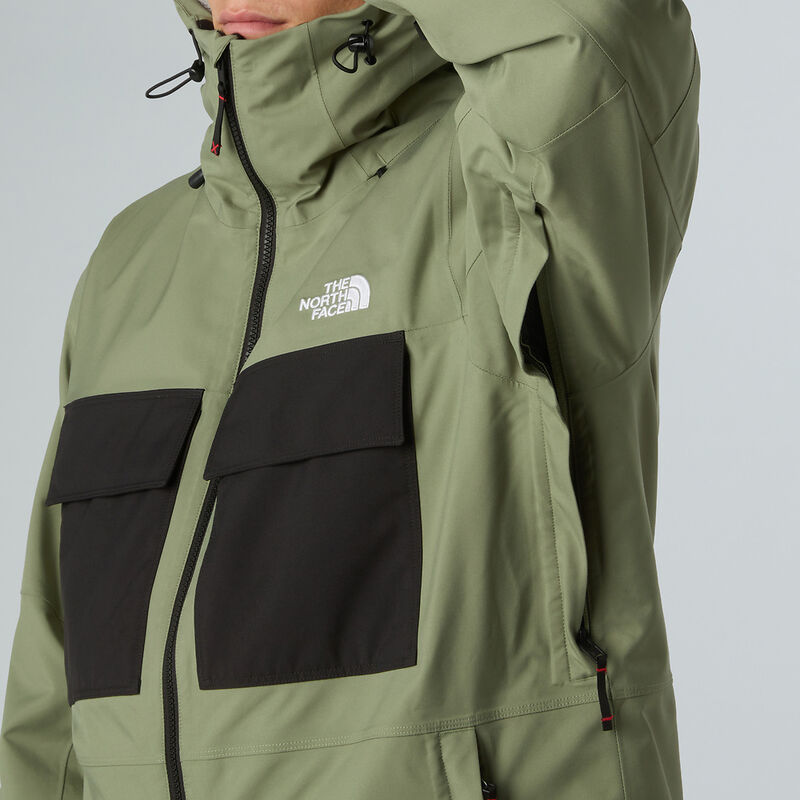 Men's Fourbarrel Triclimate&reg; Jacket, BARK MIST-TNF BLACK, hi-res image number 7