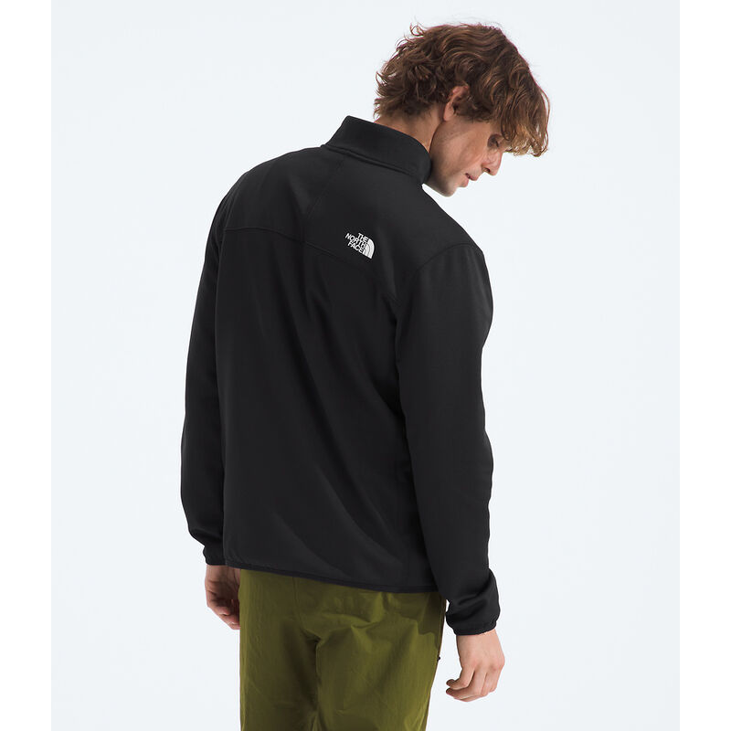 Men's Crest &frac14; Zip, TNF BLACK, hi-res image number 4