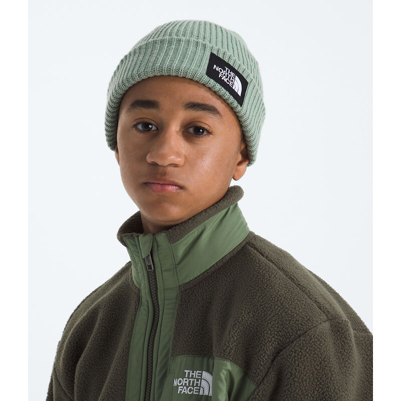 Kids' Salty Lined Beanie, SLATE MOSS, hi-res image number 2