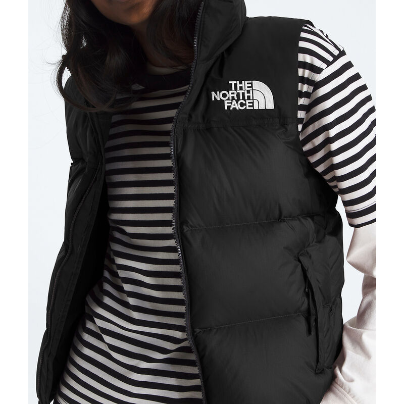 Women's 1996 Retro Nuptse Vest, TNF BLACK-RECYCLED DOWN, hi-res image number 3