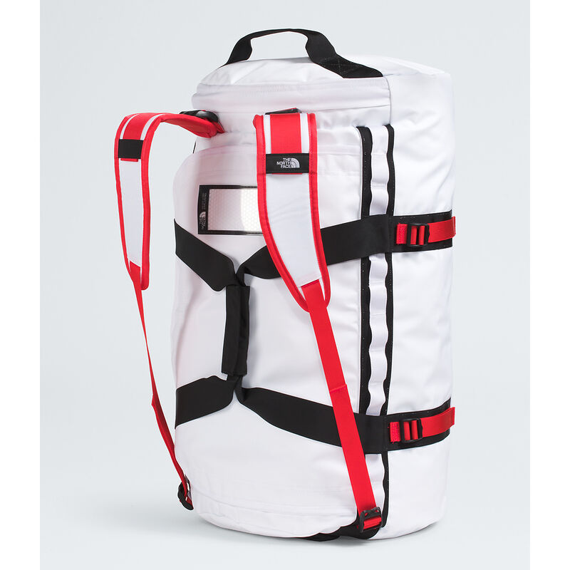 Base Camp Duffel - Medium (71L), TNF WHITE-TNF BLACK-ELEVATION RED, hi-res image number 3