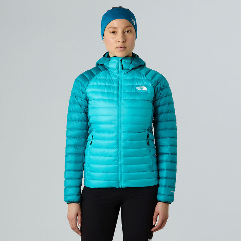 Women's Bettaforca LT Down Hooded Jacket, GALACTIC BLUE-DEEP TEAL, hi-res image number 1