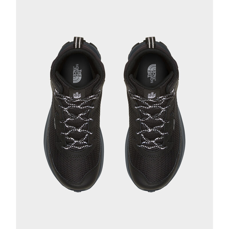 Youth Fastpack Hiker Mid WP Boots, TNF BLACK/TNF BLACK, hi-res image number 3