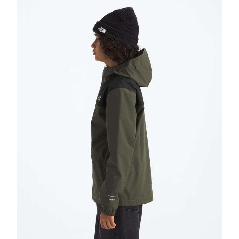 Boys' Antora Rain Jacket, NEW TAUPE GREEN, hi-res image number 4