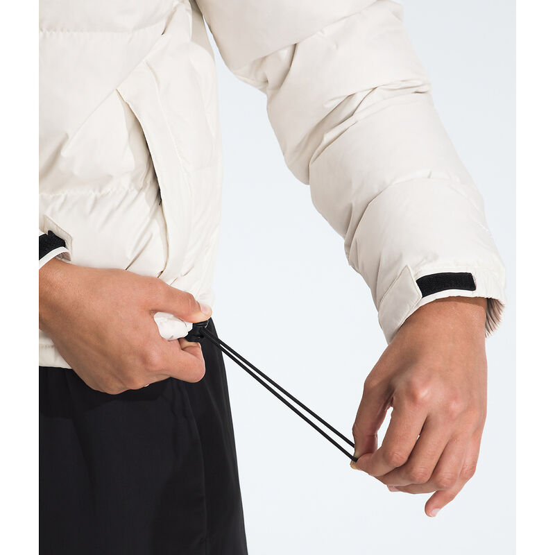 Women's 1996 Retro Nuptse Jacket, WHITE DUNE-TNF BLACK-RECYCLED DOWN, hi-res image number 6