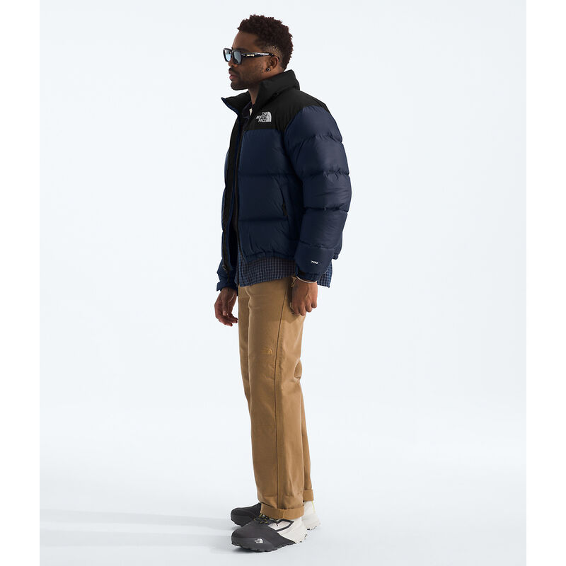 Men's 1996 Retro Nuptse Jacket, SUMMIT NAVY-TNF BLACK-RECYCLED DOWN, hi-res image number 2