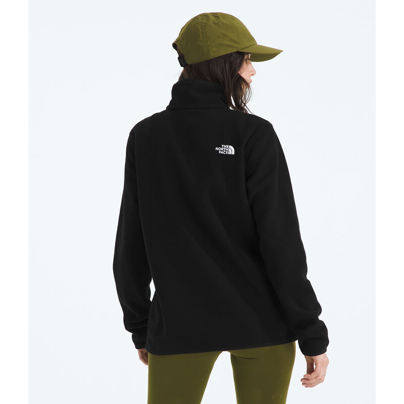 Women's Glacier Fleece &frac14; Zip Jacket, TNF BLACK, hi-res image number 4