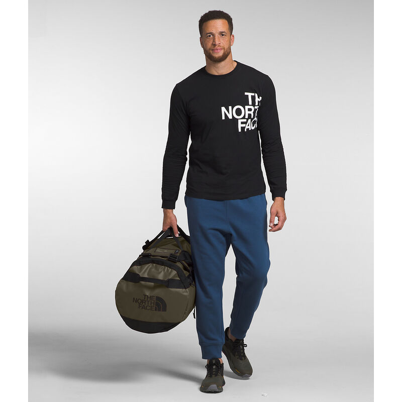 Base Camp Duffel - Large (95L), NEW TAUPE GREEN-TNF BLACK-NPF, hi-res image number 2