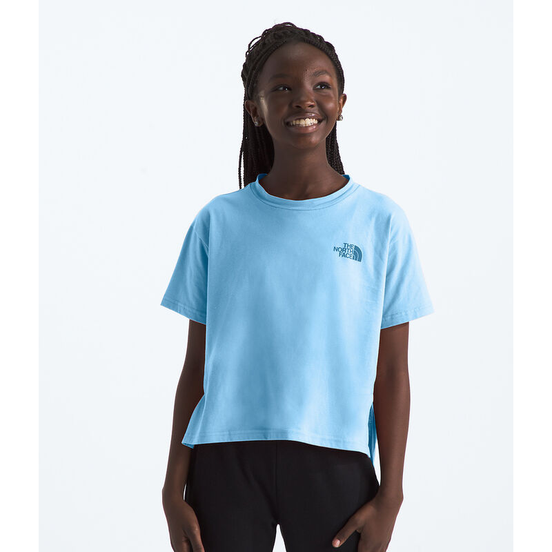 Girls' Simple Logo Short-Sleeve Tee