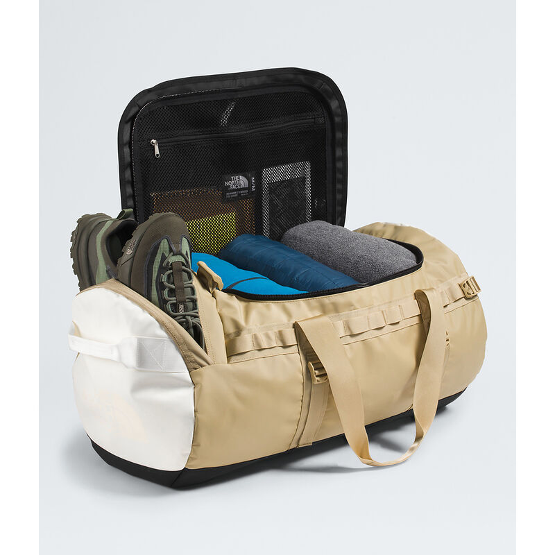 Base Camp Duffel - Medium (71L), KHAKI STONE-WHITE DUNE-TNF BLACK, hi-res image number 4