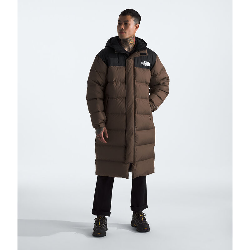 Men's Nuptse Parka, SMOKEY BROWN-TNF BLACK, hi-res image number 1