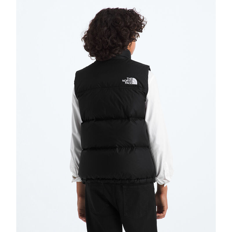 Teen 1996 Retro Nuptse Vest, TNF BLACK-TNF BLACK-RECYCLED DOWN, hi-res image number 4