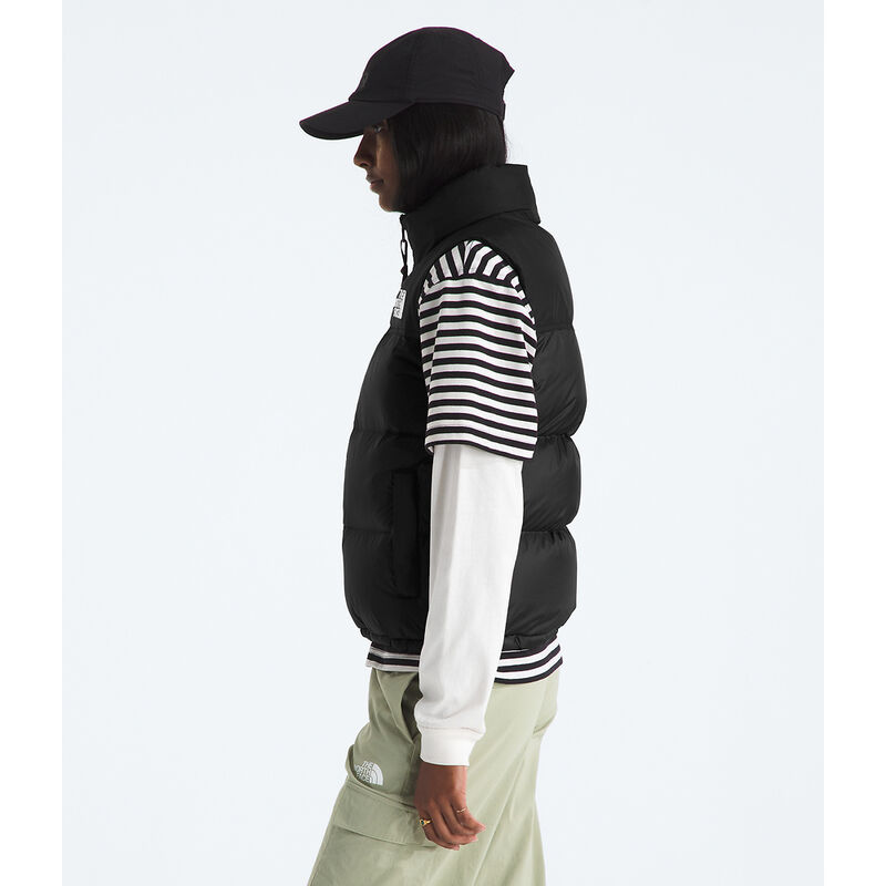 Women's 1996 Retro Nuptse Vest, TNF BLACK-RECYCLED DOWN, hi-res image number 4