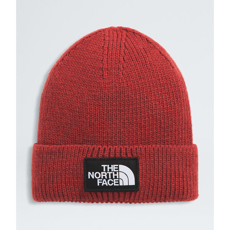 TNF&trade; Logo Box Cuffed Beanie, IRON CLAY, hi-res image number 1