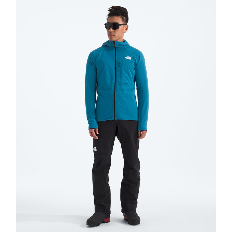 Men's Summit Series FUTUREFLEECE&trade; Full Zip Hooded Jacket, DUSK BLUE, hi-res image number 2