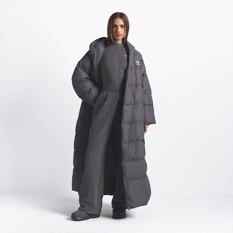 The North Face X SKIMS W Nuptse Wrap Parka, SK GUNMETAL, hi-res image number 3