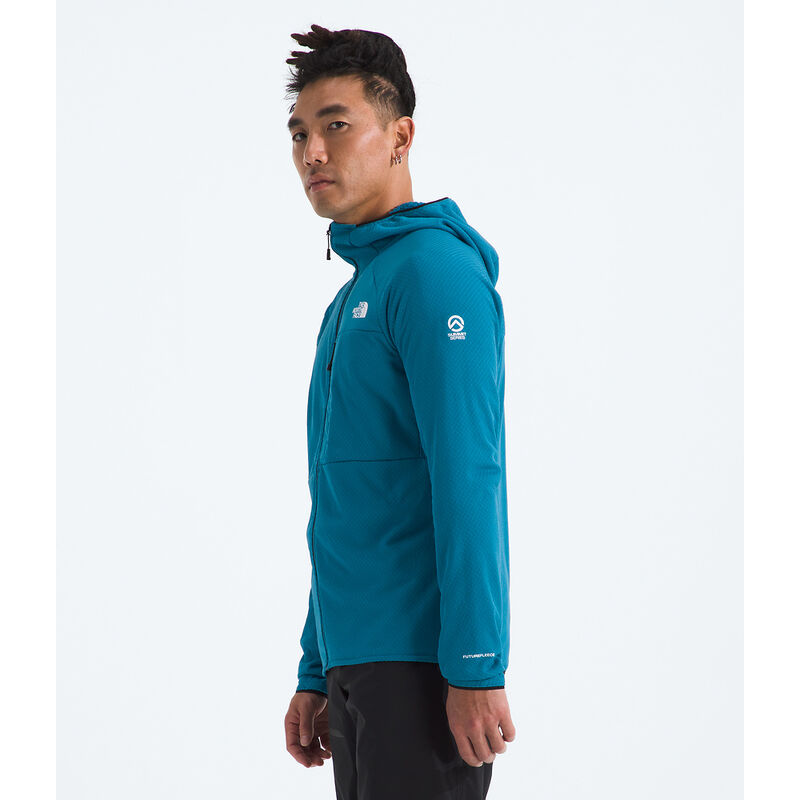Men's Summit Series FUTUREFLEECE&trade; Full Zip Hooded Jacket, DUSK BLUE, hi-res image number 4