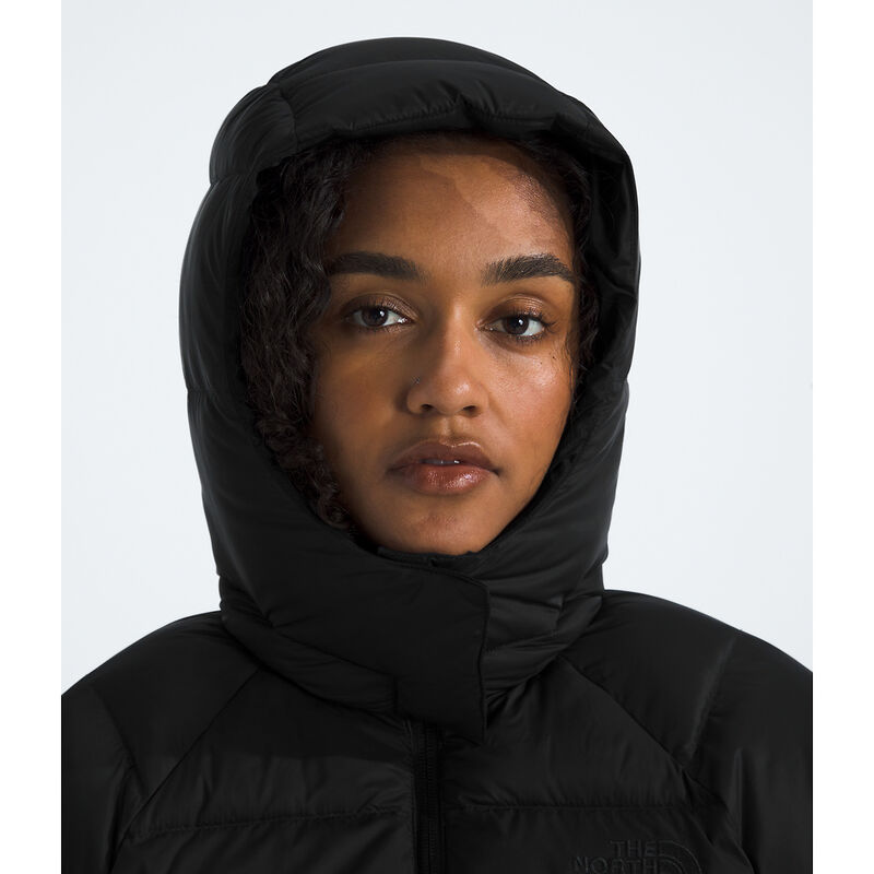 Women's Hydrenalite&trade; City Down Hooded Parka, TNF BLACK, hi-res image number 6