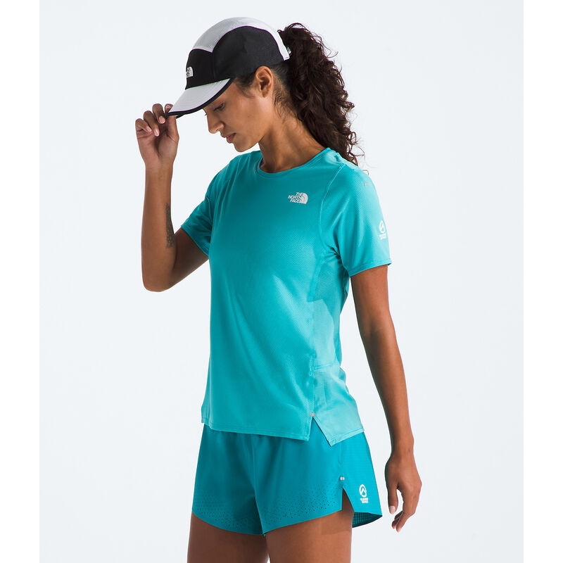 Women's Summit Series High Trail Short-Sleeve Tee, GALACTIC BLUE, hi-res image number 4