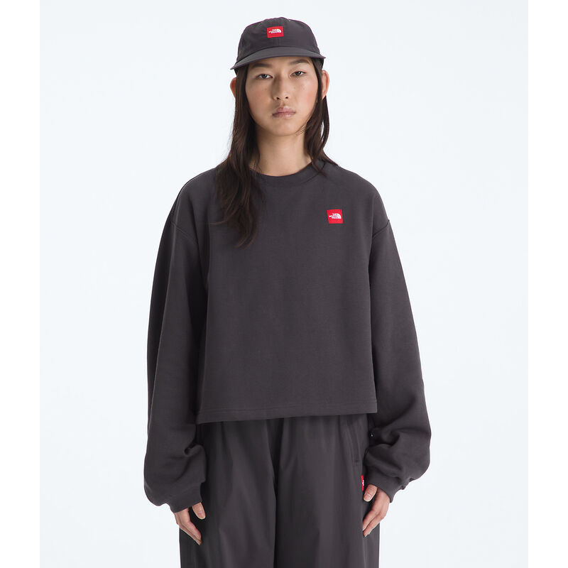 Women's TNF&trade; Red Box Crew, OBSIDIAN, hi-res image number 1