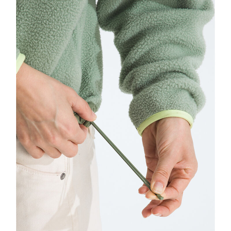 Women's Yumiori Off Peak &frac12; Zip Jacket, SLATE MOSS-BARK MIST, hi-res image number 6