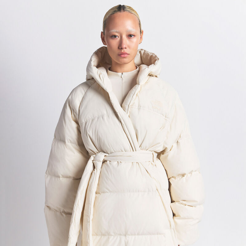 The North Face X SKIMS W Nuptse Wrap Parka, SK BONE, hi-res image number 1